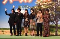 「バースデーカード」完成報告会見の様子。