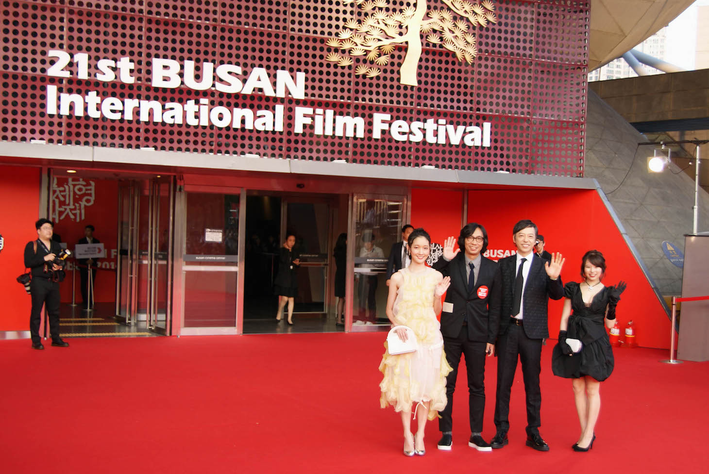 第21回釜山国際映画祭開幕式の様子。