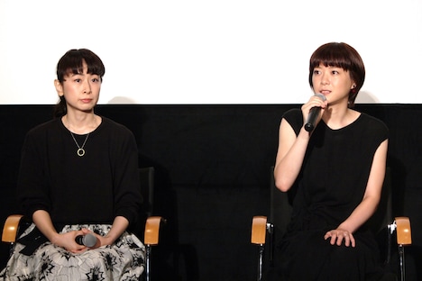 「お父さんと伊藤さん」公開直前イベントの様子。