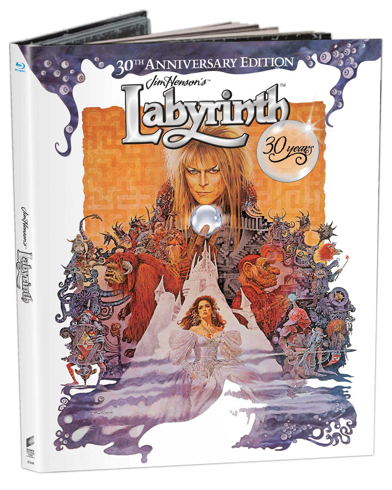 「ラビリンス 魔王の迷宮 30周年アニバーサリー・エディション（初回限定版）」Blu-rayジャケット