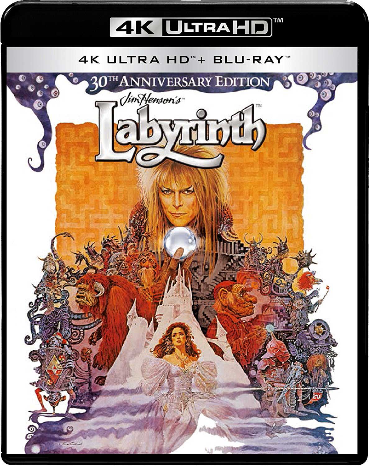 「ラビリンス 魔王の迷宮 4K ULTRA HD Blu-ray & Blu-ray」ジャケット
