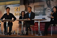 第21回釜山国際映画祭オープントークの様子。