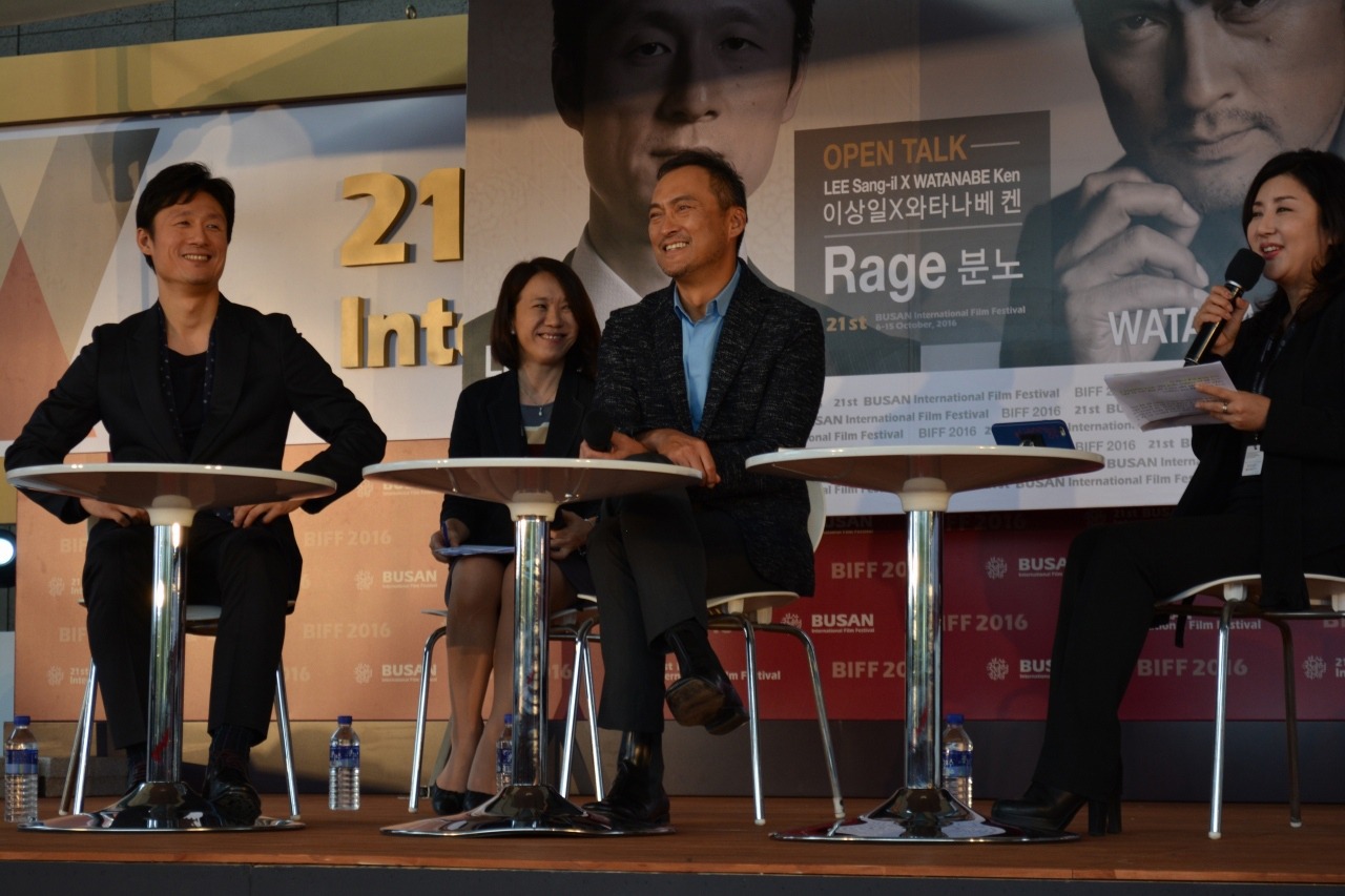第21回釜山国際映画祭オープントークの様子。
