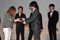 「闇金ウシジマくん ザ・ファイナル」トークイベントの様子。