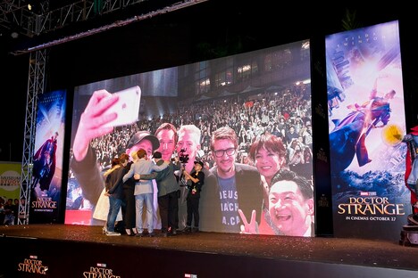 「ドクター・ストレンジ」香港でのファンイベントの様子。