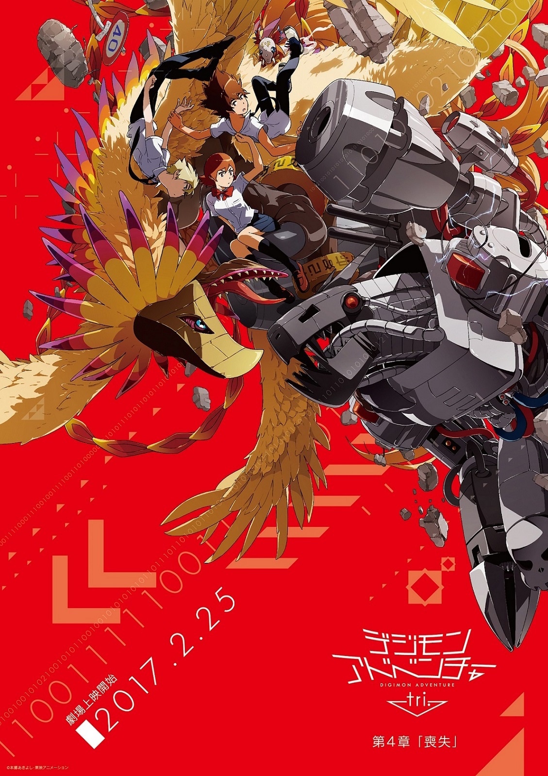 「デジモンアドベンチャー tri. 第4章『喪失』」ポスタービジュアル