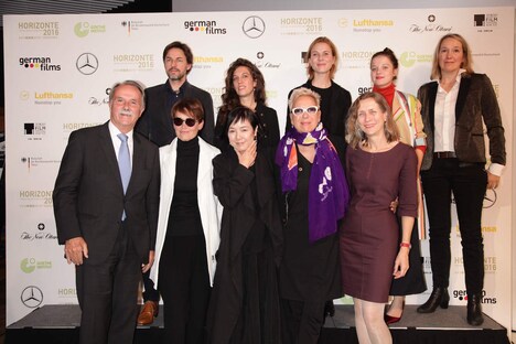 「ドイツ映画祭2016『HORIZONTE』」記者会見の様子。