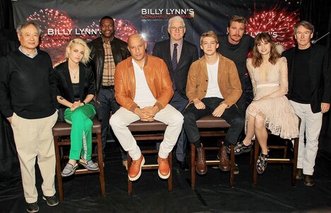 「ビリー・リンの永遠の一日」ワールドプレミアの様子。