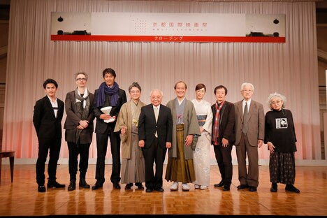 京都国際映画祭2016クロージングセレモニーの様子。