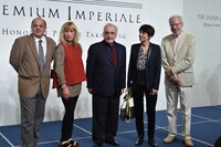 第28回高松宮殿下記念世界文化賞の合同記者会見の様子。