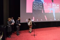 第26回フィルムズ・フロム・ザ・サウス映画祭にてグランプリを受賞した是枝裕和。撮影 Johnny Vaet Nordskog