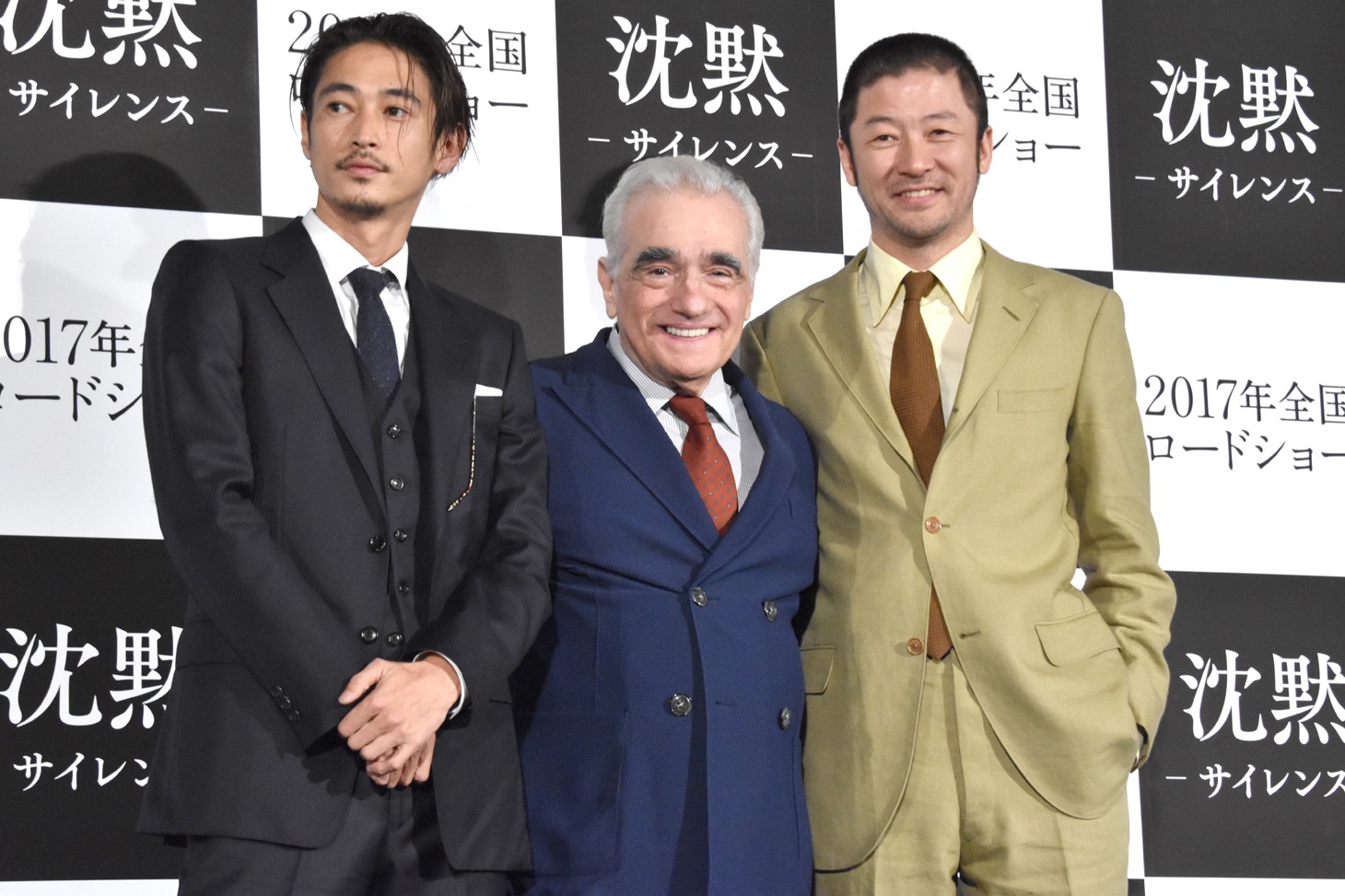 「沈黙－サイレンス－」来日記者会見の様子。