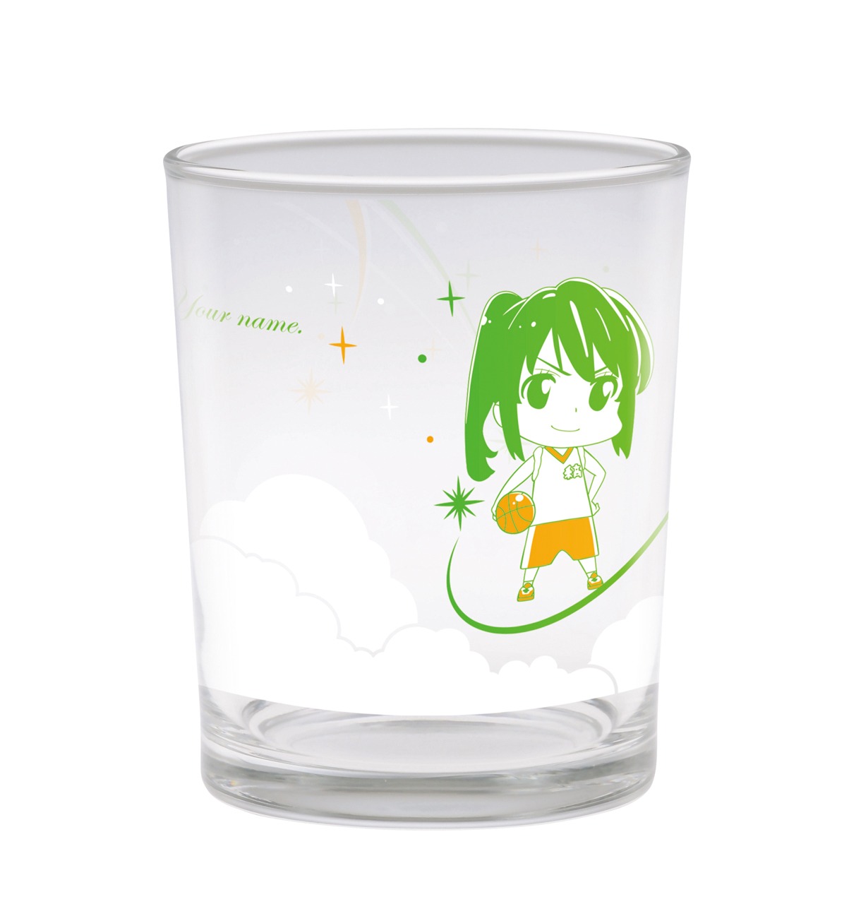 G賞のキャラミニグラス（全4種）。