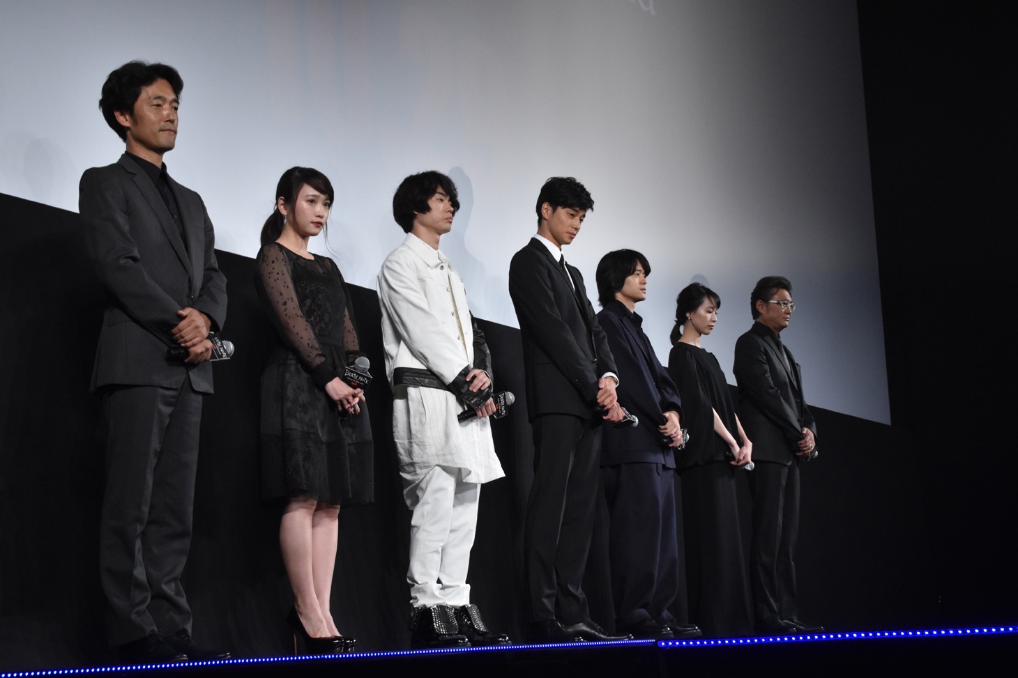 「デスノート Light up the NEW world」ジャパンプレミアの様子。