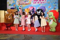 「映画魔法つかいプリキュア！奇跡の変身！キュアモフルン！」完成披露イベントの様子。