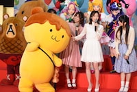 「映画魔法つかいプリキュア！奇跡の変身！キュアモフルン！」完成披露イベントの様子。