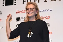 「マダム・フローレンス！ 夢見るふたり」来日記者会見に出席したメリル・ストリープ。
