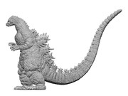 ゴジラのスキャンデータ。