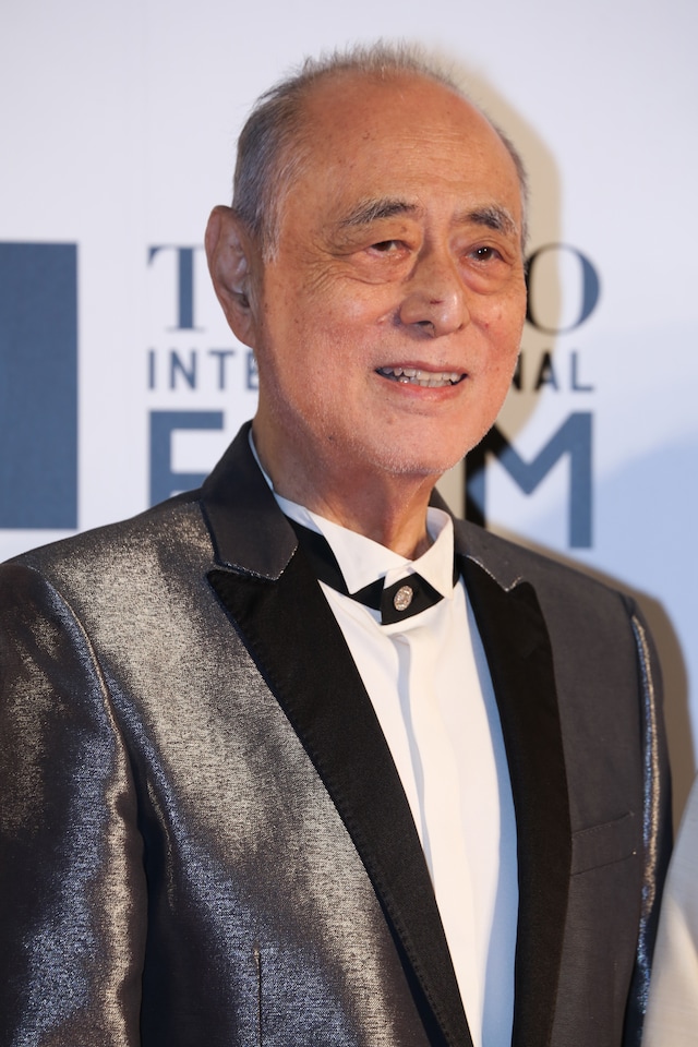 2016年10月、第29回東京国際映画祭のレッドカーペットイベントに出席した津川雅彦。