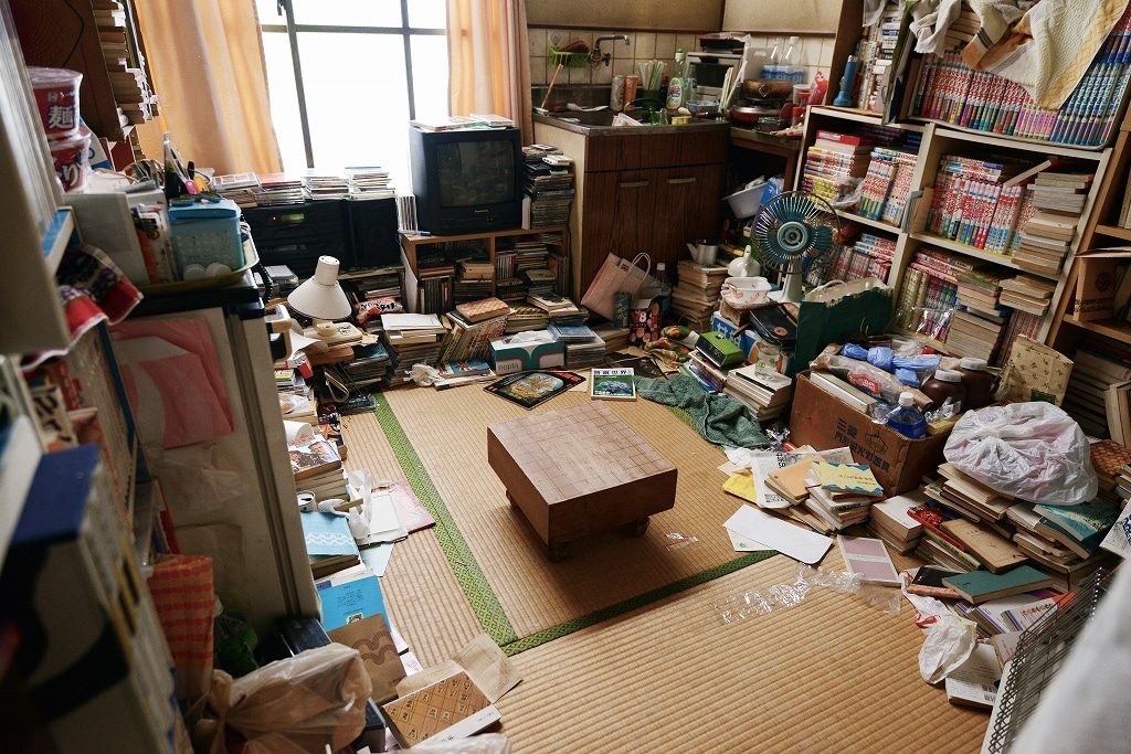 「聖の青春」より、村山聖が過ごした前田アパートの部屋。