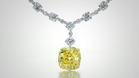 ティファニーのイエローダイヤモンド。