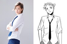 井上純役の小篠恵奈。