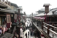 「空海―KU-KAI―」のロケセット。