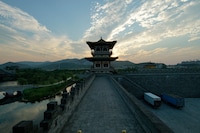 「空海―KU-KAI―」のロケセット。