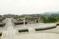 「空海―KU-KAI―」のロケセット。