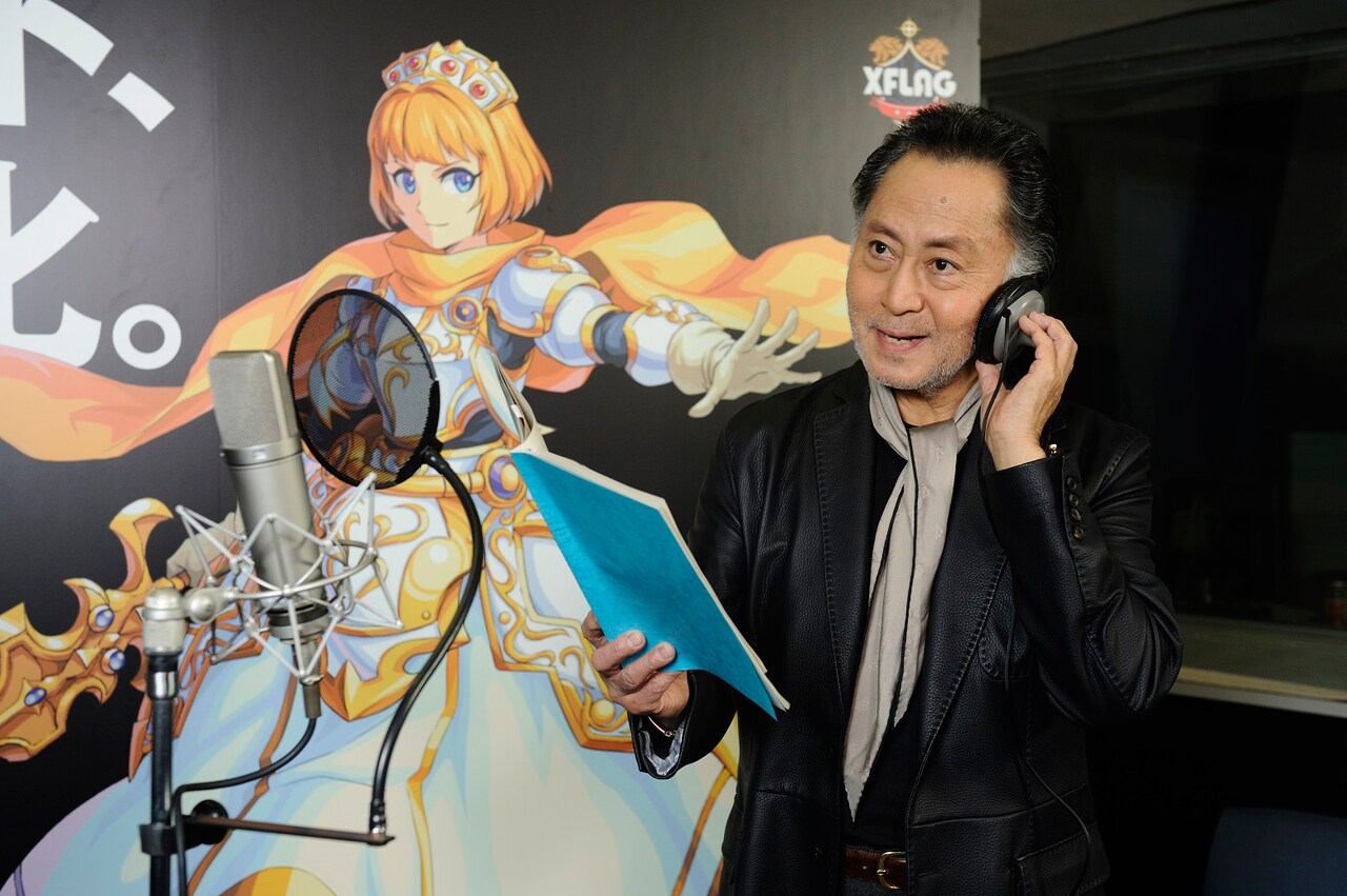 「モンスターストライク THE MOVIE」にゲスト声優として参加する北大路欣也。