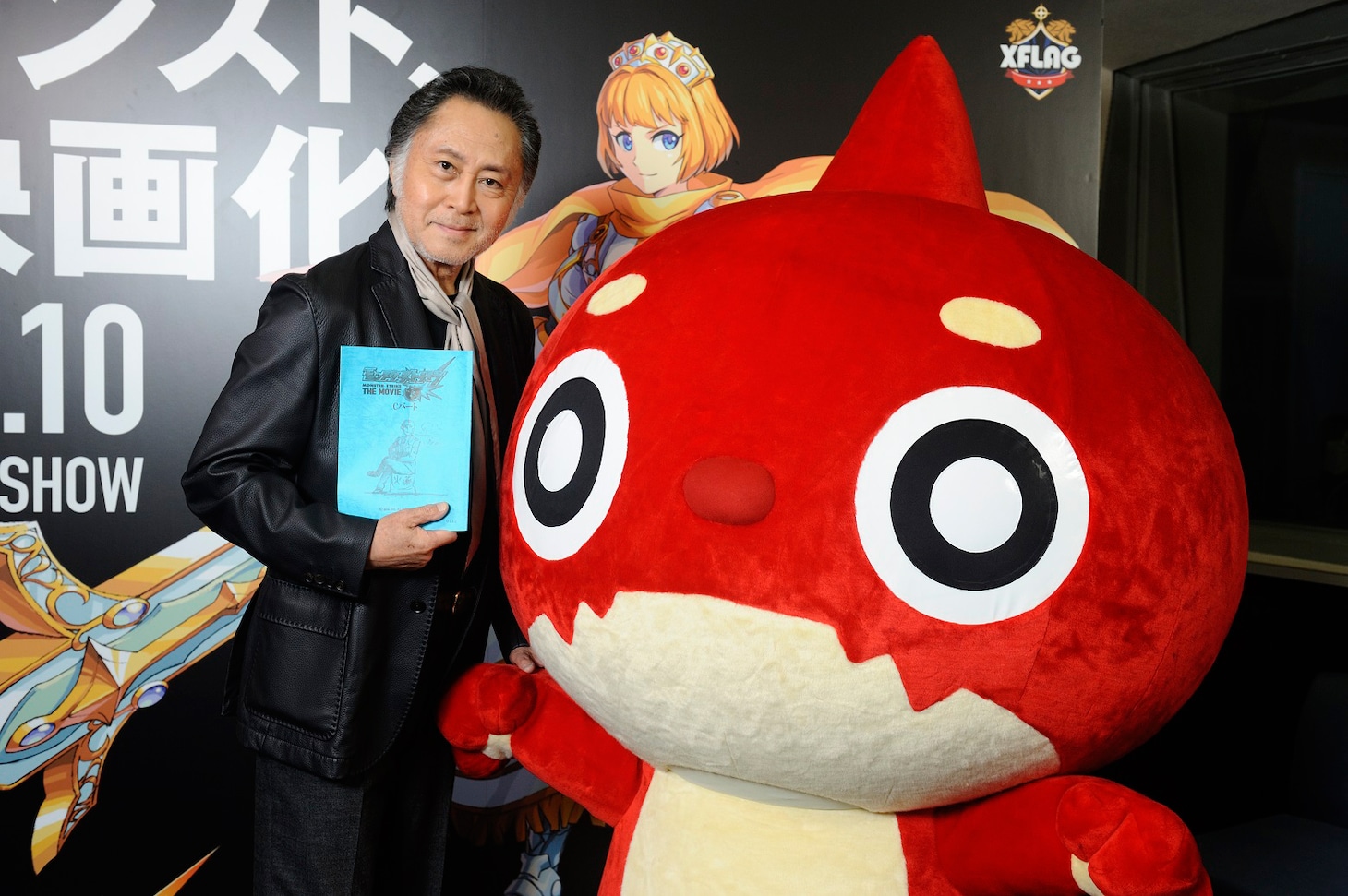 「モンスターストライク THE MOVIE はじまりの場所へ」にゲスト声優として参加する北大路欣也。