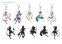 「ポッピンQ」前売り券特典のアクリルキーホルダー（アニメイト）。