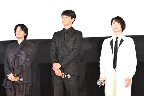 「デスノート Light up the NEW world」初日舞台挨拶の様子