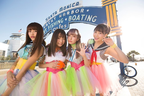 9nine。左から吉井香奈恵、村田寛奈、佐武宇綺、西脇彩華。