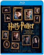 「ハリー・ポッター 8-Film ブルーレイセット」のジャケット。Harry Potter characters, names and related indicia are trademarks ofand(c) Warner Bros. Entertainment Inc. Harry Potter Publishing Rights (c) J.K.R. (c) 2016 Warner Bros. Entertainment Inc. All rights reserved.