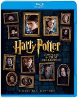 「ハリー・ポッター 8-Film ブルーレイセット」のジャケット。Harry Potter characters, names and related indicia are trademarks ofand(c) Warner Bros. Entertainment Inc. Harry Potter Publishing Rights (c) J.K.R. (c) 2016 Warner Bros. Entertainment Inc. All rights reserved.