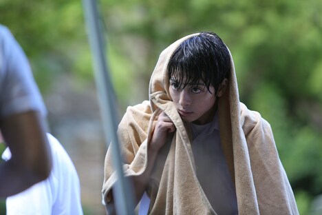 「逆光の頃」オフショット (撮影・徳間書店)