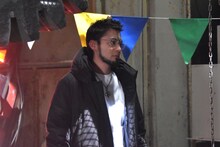 「闇金ウシジマくん ザ・ファイナル」撮影現場にて、丑嶋役の山田孝之。