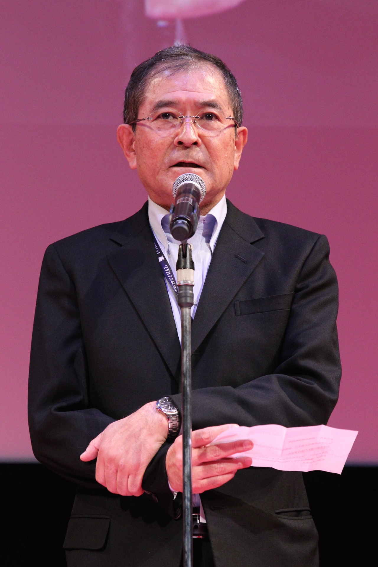 コンペティション部門審査委員の平山秀幸。
