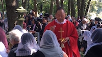 枯松神社祭の様子。