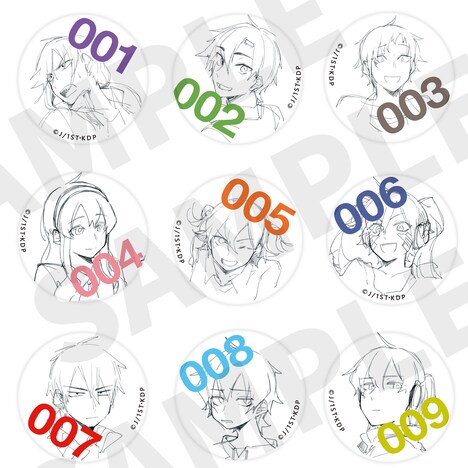 「MX4D『カゲロウデイズ -in a day's-』」来場者特典の缶バッジ。