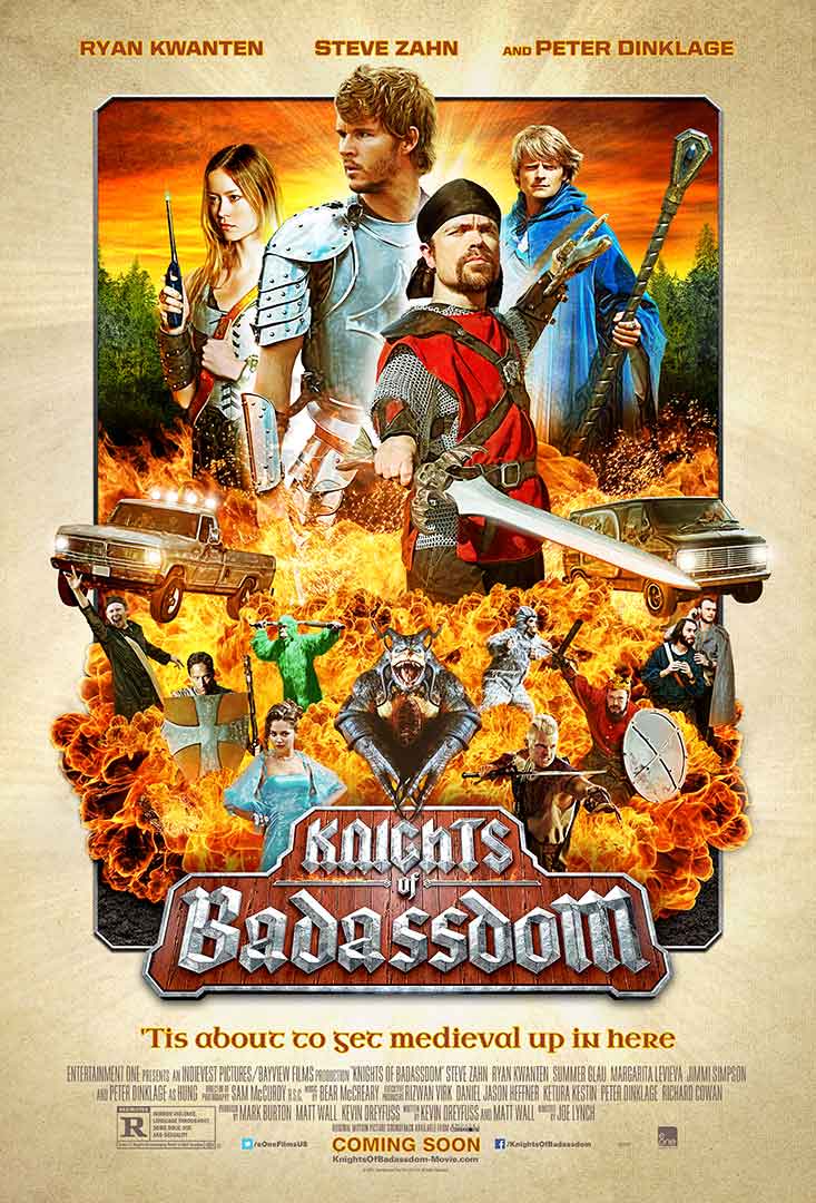 「GAME WARRIORS —エバーモアの戦い—」海外版ポスタービジュアル (c) KNIGHTS OF BADASSDOM PRODUCTIONS I, LLC 2017