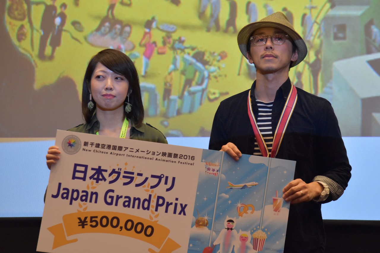 日本グランプリを獲得した榊原澄人（右）。