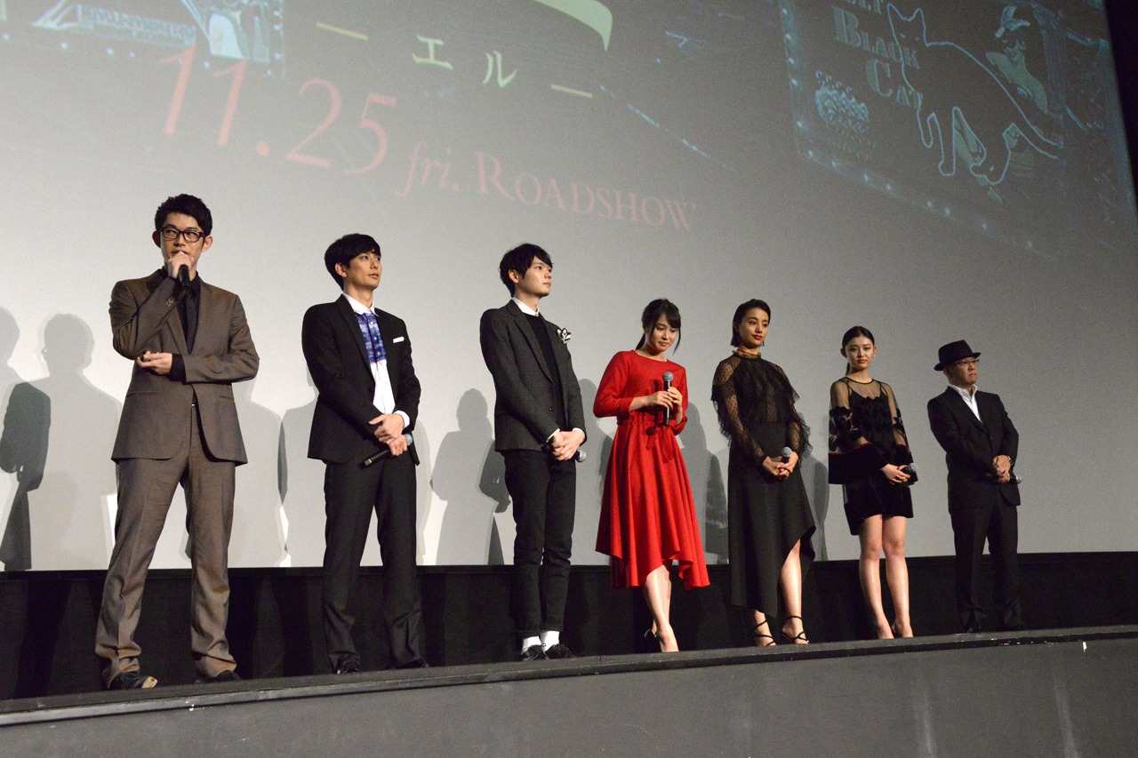 「L－エル－」完成披露上映会の様子。