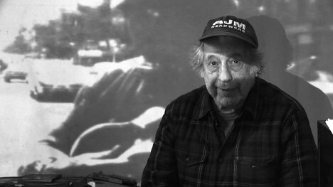 「Don't Blink ロバート・フランクの写した時代」 Photo of Robert Frank by Lisa Rinzler, copyright Assemblage Films LLC