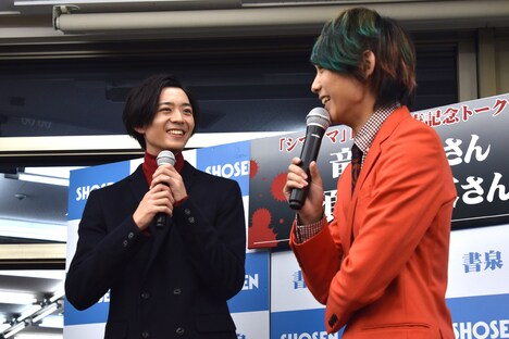 映画「シマウマ」DVD発売記念イベントの様子。