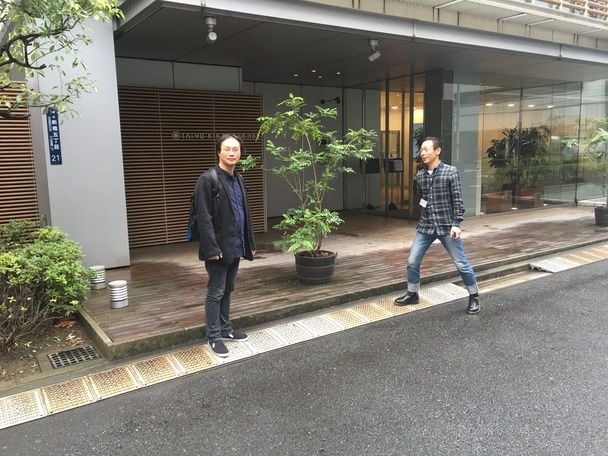 「鳥（仮）」制作の様子。