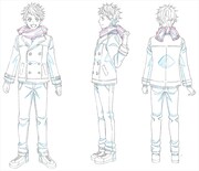 「KING OF PRISM -PRIDE the HERO-」一条シンの冬服の設定画。