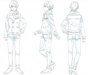 「KING OF PRISM -PRIDE the HERO-」如月ルヰの冬服の設定画。