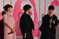 「アズミ・ハルコは行方不明」プレミア試写会の様子。